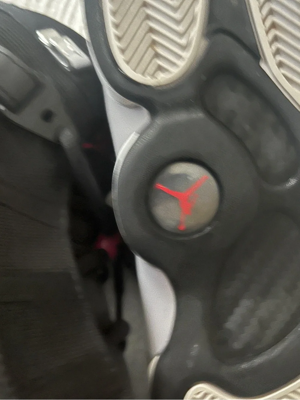 Nike Air Jordan 6 Rings Men's Basketball Shoes - Black/Red size 12